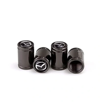Afbeelding van 4 Stuks Ventieldopjes voor Mazda 3 6 MX 5 CX 5, Autoband Ventieldopje Vervangen, Met Afdichting Stabiele Bandenspanning, Auto Accessoires