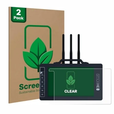 Afbeelding van ScreenLeaf Screenprotector voor SmallHD 703 Bolt Wireless Monitor Duurzame schermbescherming Folie Beschermfolie transparant (2 Stuks)