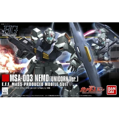 Afbeelding van Gundam High Grade 1:144 Model Kit Nemo Unicorn Ver.