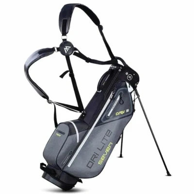 Afbeelding van Big Max DriLite Seven 2.0 Waterproof Standbag Golftas, grijs/lime