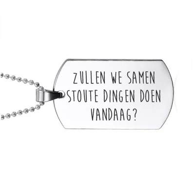 Afbeelding van Ketting RVS Stoute Dingen