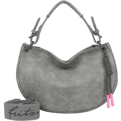 Afbeelding van Fritzi aus Preußen Schoudertas Bitzi11 Jive Shoulder Bag Warm Grey Grijs