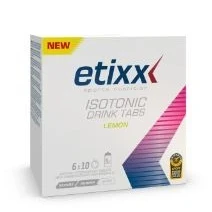 Afbeelding van Etixx Isotonic effervescent tablet 6 tubes LEMON