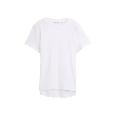 Afbeelding van TOM Tailor Denim Tshirt print, Dames, Maat: XS, White