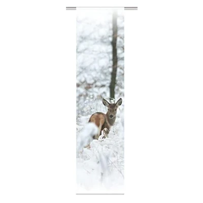 Afbeelding van HOME WOHNIDEEN Paneelgordijn Deer HxB: 245x60, inclusief bevestigingsmateriaal (1 stuk)