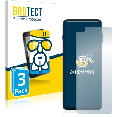 Afbeelding van BROTECT Screenprotector voor Motorola Moto G100 Folie Beschermfolie Beschermglas transparant (3 Stuks)