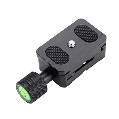Afbeelding van Topiky 30 mm snelwisselplaat, draagbare 1/4&quot; schroefbevestiging snelspanner houder voor DSLR camera camcorder statief monopod