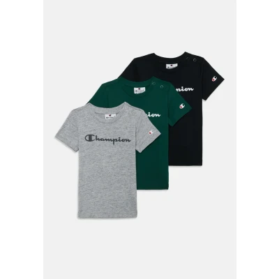 Afbeelding van Champion Authentic Athletic Apparel Shirt grijs / donkergroen zwart wit
