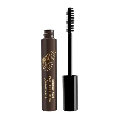 Afbeelding van Max Factor Masterpiece Divine Brow Lamination Gel, 004, Dark, oogliftend effect, hybride technologie, separeren, liften en lamineren, gel /waxformule, resultaat zoals in de salon, 8 ml