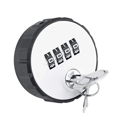 Afbeelding van Codeslot Numeriek Numerieke Codecombinatie Kast Van Zinklegering Handig Slot 4 Cijferig Wachtwoord Veilig Met Sleutels (20 MM)