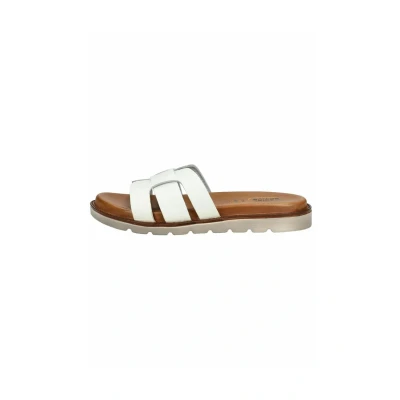 Afbeelding van camel active Muiltjes, Dames, Maat: 42, Weiss Leer