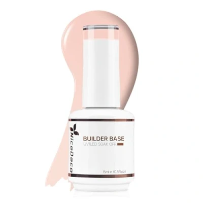 Afbeelding van Nicedeco 8 in 1 Builder Base Gel Semi permanente Nagellak Coat Uitbreiding Versterking Color Nail Art 15ML 006