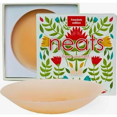 Afbeelding van NEATS Tepelhoes LIMITED EDITION 1 paar, herbruikbare en hypoallergene klevende siliconen tepelhoezen, strapless beha tepelpasteitjes voor jurk of lingerie Borstconcealer pasteitjes vrouwen,