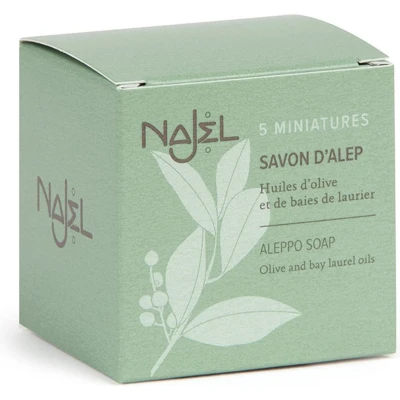 Afbeelding van Aleppo Olijfzeep Najel Gastenzeepje 5 X 20G