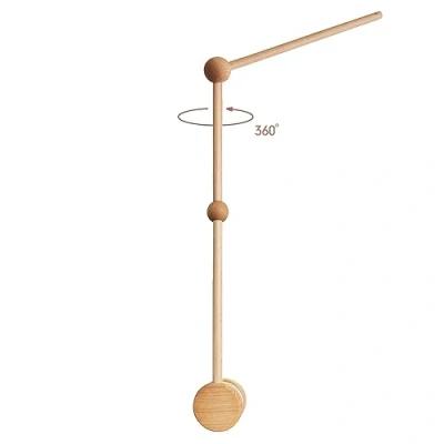 Afbeelding van mobiele houder voor babybed, houten houder, luiertafel ophanging, baby, geboorte, cadeau, pasgeborenen, doe het zelf decoratief artikel