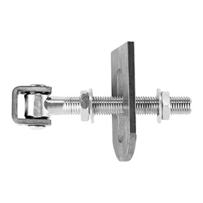 Afbeelding van 2 x SO TECH® verstelbare deurscharnier M20 190 mm met U vormige laspunten