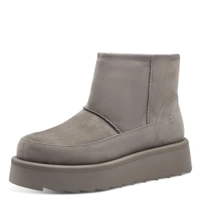 Afbeelding van Tamaris Snowboots, Dames, Maat: 36, Grey Leer