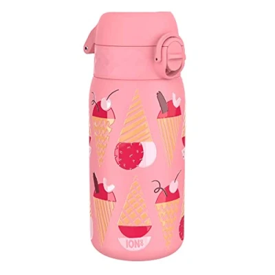 Afbeelding van ion8 Kinder drinkfles lekvrij 400 ml ijs / rosé