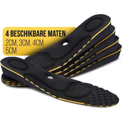 Afbeelding van Verhogende Inlegzolen Hakverhoger Lengte Hoge 4 CM Verhoging One size