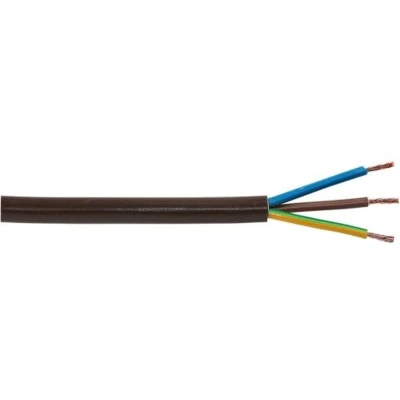 Afbeelding van VMVL snoer H05VV F zwart 3G1,5 mm2 rol 50 meter