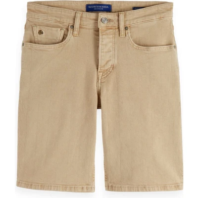 Afbeelding van Scotch &amp; Soda Ralston SLIM FIT Jeansshort, Heren, Maat: 30, Desert sand