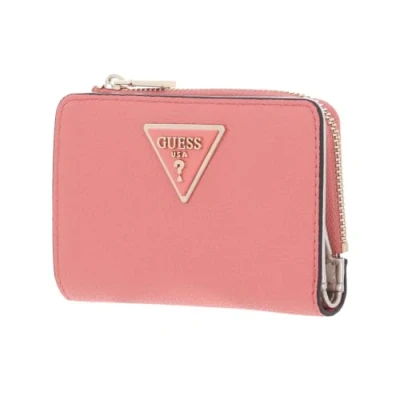 Afbeelding van GUESS Laurel SLG Medium Zip Around Wallet Coral