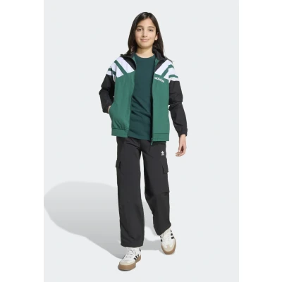 Afbeelding van ADIDAS ORIGINALS Shirt &#039;Trefoil Essentials&#039; donkergroen