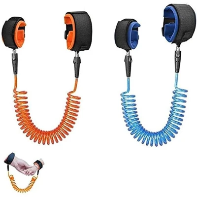 Afbeelding van 2 stuks baby anti verloren riem, kinderen veilig om te gaan met de hand riem pols link bungee veiligheid peuter harnas