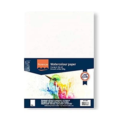 Afbeelding van Florence Aquarelpapier Wit Smooth A3 300g 25 vellen