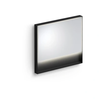 Afbeelding van Clou Look At Me Spiegel 2700K LED Verlichting IP44 Omlijsting In Mat Zwart 90x8x80cm