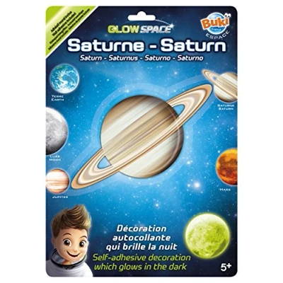 Afbeelding van Buki Saturnus Glow in The Dark Planeet Inclusief Ophangtape