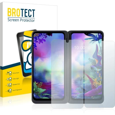 Afbeelding van BROTECT Screenprotector voor LG G8X ThinQ Folie Beschermfolie Beschermglas transparant