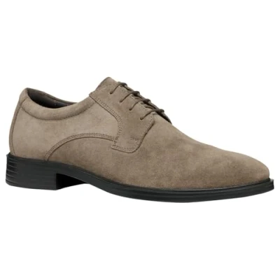 Afbeelding van Geox U Gladwin Veterschoenen, Heren, Maat: 40, Dove grey Leer
