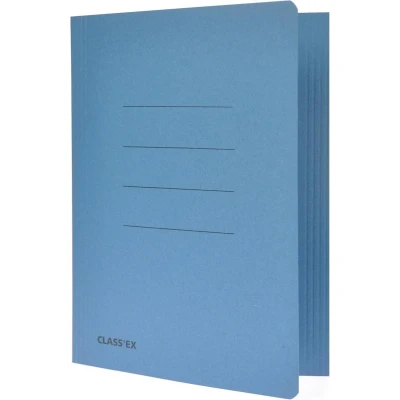 Afbeelding van Class&#039;ex Dossiermap, 3 Kleppen Ft 18,2 X 22,5 Cm (voor Schrift), Blauw Dossiermap