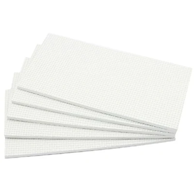 Afbeelding van Hettich Grote Meubel Glijder Sheet (1 x 5 Pcs) Sterke EVA Cut Zelfklevende DIY Sticker 49522 voor Bescherming van Vloeren Sofa Stoel Been Glijden Tafelbladen Geluidsdemping 200x100mm Wit