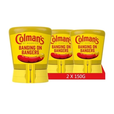 Afbeelding van Colman&#039;s Original English Mustard, Engelse mosterd fijngemalen in een tube (2 Stuk x 150g))