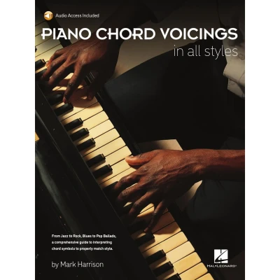 Afbeelding van Piano Chord Voicings in All Styles: Includes Downloadable Audio