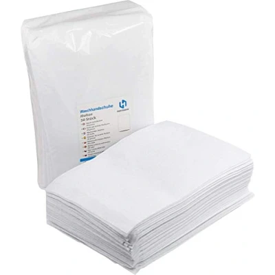 Afbeelding van Molton Premium Wegwerpwashandjes, 1000 stuks, wit, Soft vliesstof, absorberend en zacht voor de huid, wegwerpwashandje, ideaal hygiënegebieden, zoals verzorgingssers, cosmetica enz.