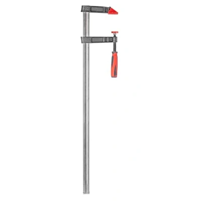 Afbeelding van kwb professionele schroefklem met 2 componentengreep 120x800, klembreedte 800 mm, klemdiepte 120 klembekken van smeedbaar gietstaal, holle profielrail