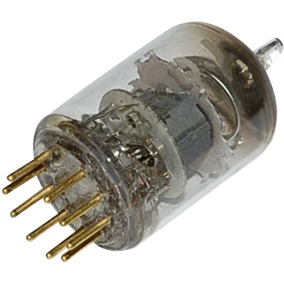 Afbeelding van E 180 F = 6 J 49 Elektronenbuis Pentode 190 V 13 mA Aantal polen: 9 Fitting: Noval 1 stuk(s)