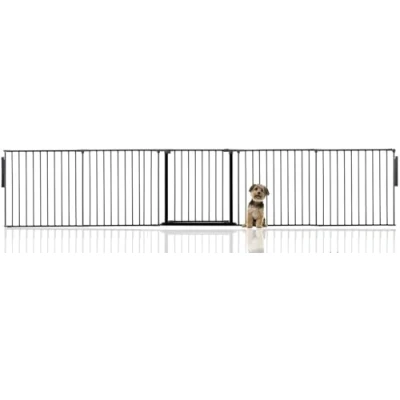 Afbeelding van Bettacare Premium Multi Panel Flexibele Huisdierenbarrière Assortiment, Zwart, tot 360cm Breed (32 opties beschikbaar),Hondenbarrière voor Huisdieren Honden en Puppy&#039;s, Puppybarrière geschikt binnen buitengebruik