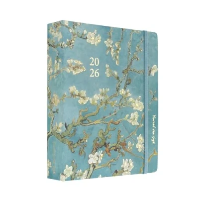Afbeelding van Kokonote Academic Diary 2025 2026 Week To View Van Gogh Planner With Stickers, Student Essentials For University, Back School Stationery, Gifts