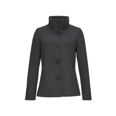 Afbeelding van s.Oliver Twill jas met opstaande kraag, 9898, 40