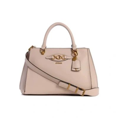 Afbeelding van GUESS Handtas Schoudertas Malva Girlfriend Satchel Almond Beige