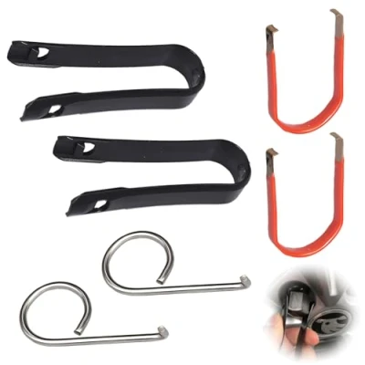 Afbeelding van 6 stuks wielboutdoppen, gereedschap, wielmoerdoppen, trekker, gereedschap voor wielmoeren en wieldoppen, vervanging