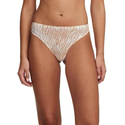Afbeelding van Chantelle SOFTSTRETCH Onzichtbare tanga voor vrouwen, ultra stretch, ultracomfort, zeer zacht en tweede huideffect, alle lichaamsvormen, dames, eenheidsmaat van 36 tot 44, Desert Sand
