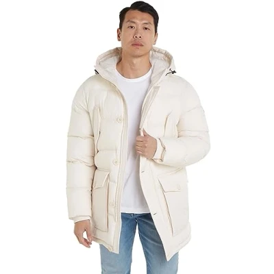 Afbeelding van Tommy Hilfiger Essential Rockie Winterjas, Heren, Maat: XXL, Weathered white