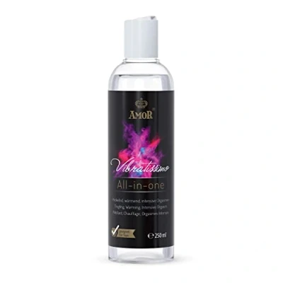 Afbeelding van Vibratissimo Play Gel all in one 250 ml I Glijmiddel verwarmend, tintelend &amp; climax versterkend Waterbasis glijmiddelen voor speeltjes latex condooms water gebaseerde smering
