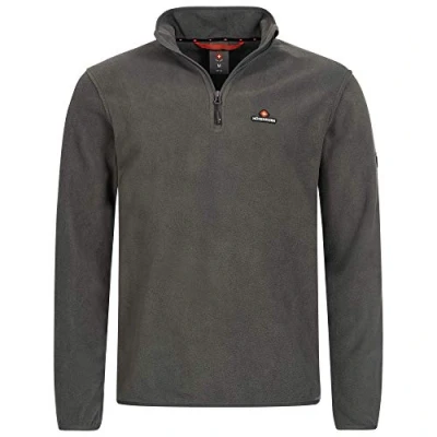 Afbeelding van Höhenhorn Skyja Fleecetrui voor heren, herfst, winter, microfleece, sweatshirt met halve ritssluiting, donkerblauw, M