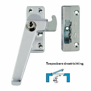 Afbeelding van Axa Raamsluiting met nok cilindersluiting links inbouw F1 3319 41 91/6